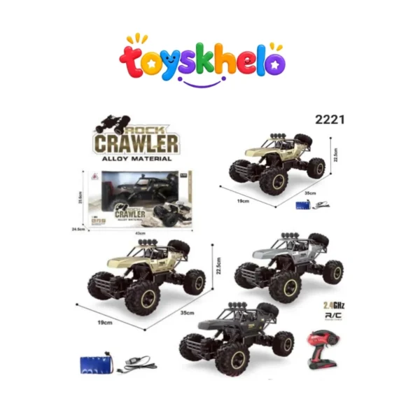 2221 Rock Crawler alloy-material monster truck toy (Model 2221)