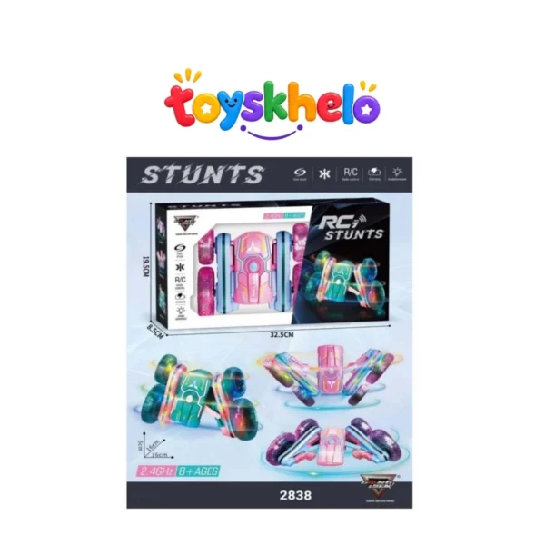 2838 Double-sided rotating remote control stunt car (model 2838)