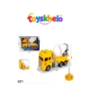 4371 Remote Control Cement Mixer Truck Toy with Rotating Drum & Lights (Model 4371)