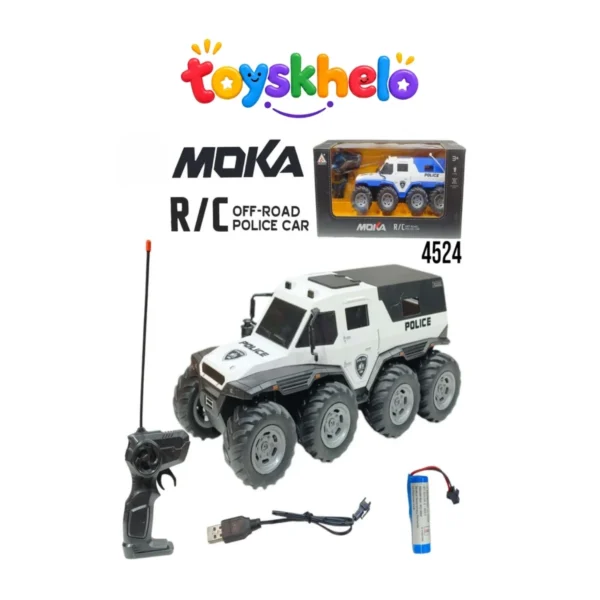 4524 MOKA R/C Off-Road Police Car (Model 4524)