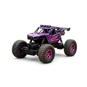 Toykhelo- Remote Control Off-Road Climb King Rock Crawler Toy Truck with LED Lights & Mist Spray Effect