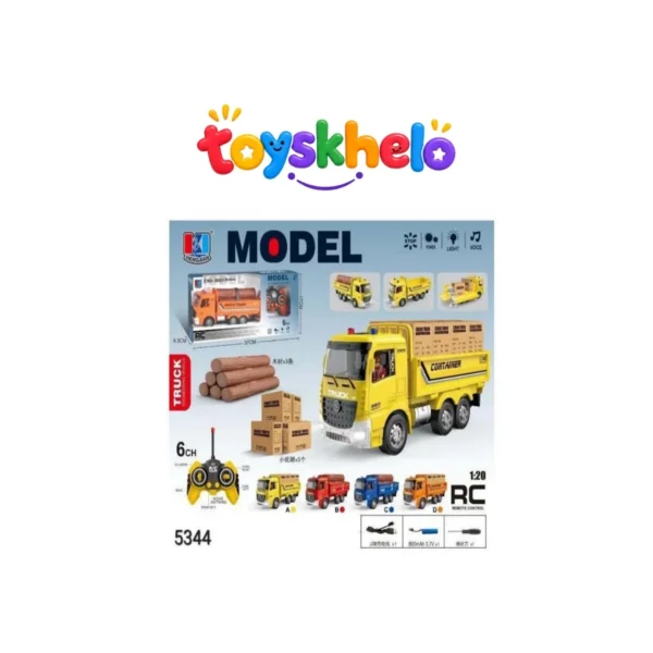 5344 Remote Control Construction Dump Truck Set with Working Loader 5344