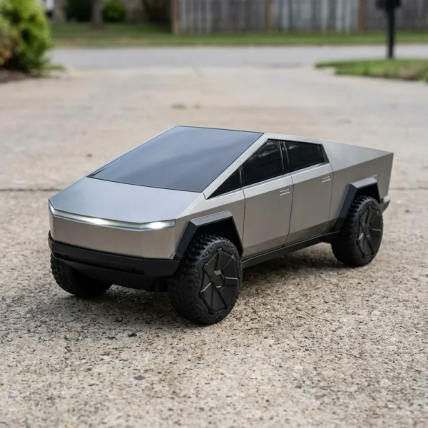 Remote Control (RC) Pickup Truck modelled after the futuristic Tesla Cybertruck 5448 Toykhelo-Remote Control (RC) Pickup Truck modelled after the futuristic Tesla Cybertruck 5448