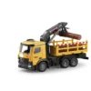 Construction logging truck with a working crane/grabber arm. 5676 Toykhelo-Construction logging truck with a working crane/grabber arm. 5676