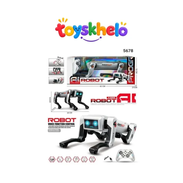 5678 Remote-Controlled Smart Robot Dog Toy designed for interactive play 5678