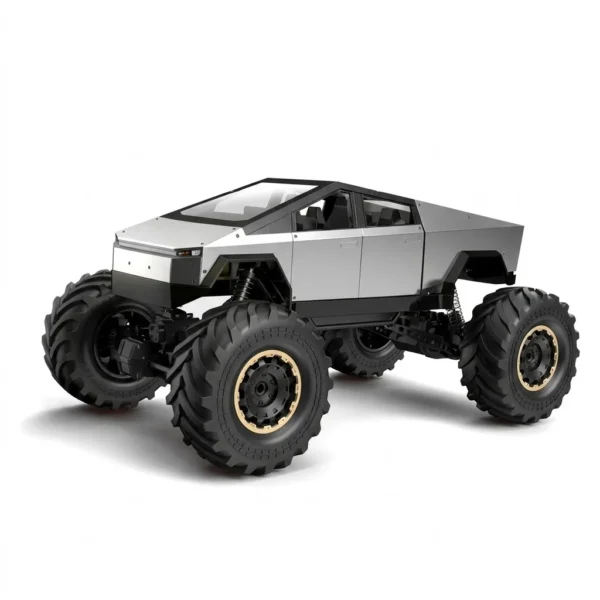 Toykhelo-MOKA Rock Crawler a remote-controlled off-road truck modeled after the futuristic Tesla Cybertruck design. 5976