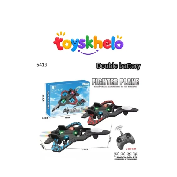 Remote Control Fighter Plane / Quadcopter Drone 6419